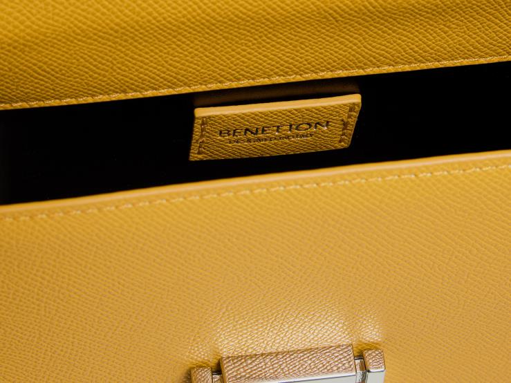Small Yellow Be Bag B4BF1514 Benetton Women Yellow