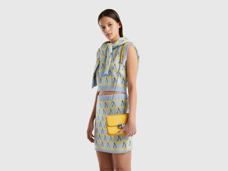 Small Yellow Be Bag B4BF1514 Benetton Women Yellow
