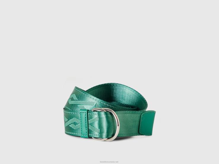 Green Belt With Double Ring B4BF1524 Benetton Women Green