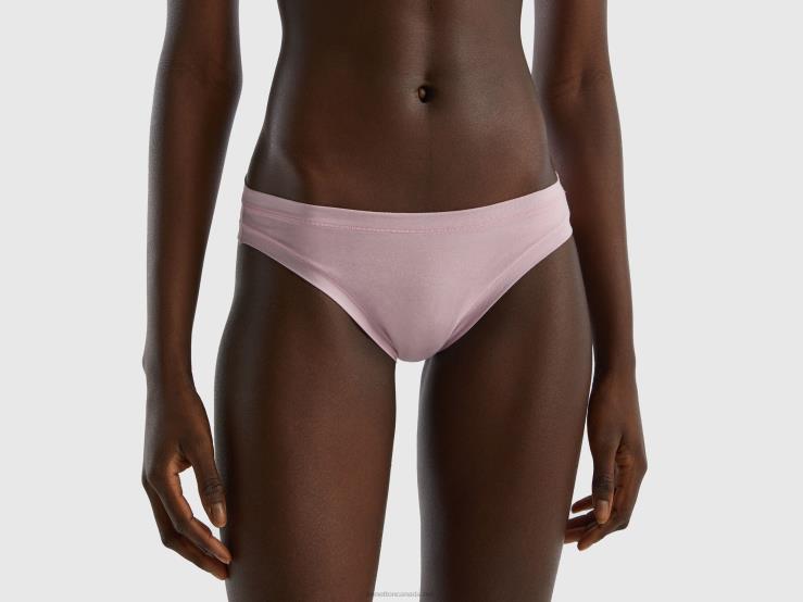 Low Rise Underwear In Super Stretch Organic Cotton B4BF1005 Benetton Women Lilac