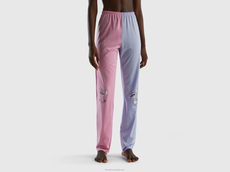 Stitch & Angel Trousers In Warm Cotton B4BF1020 Benetton Women Mauve